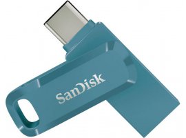 USB stick 256 GB SANDISK Ultra Dual Drive Go USB Type-C, USB 3.2 Type-C/Type-A, 400 MB/s, plavi (SDDDC3-256G-G46NBB)