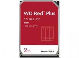 Tvrdi disk 2 TB, WESTERN DIGITAL Red Plus, 3.5", SATA III, 5400 rpm, 64 MB, WD20EFPX