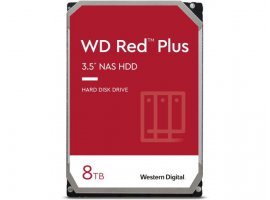 Tvrdi disk 8 TB, WESTERN DIGITAL Red Plus, 3.5", SATA III, 5640 rpm, 256 MB, WD80EFPX