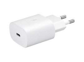 Zidni punjač SAMSUNG Fast Charge 25W + USB Type-C kabel, bijeli (EP-TA800XWEGWW)