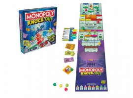 Dru&scaron;tvena igra MONOPOLY Knockout Family Party Game, 2-8 igrača, dob 8+
