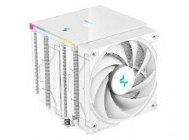 Hladnjak za procesor DEEPCOOL AK620 Digital WH ARGB, Intel 2066/2011-v3/2011/1700/1200/1151/1150/1155; AMD AM5/AM4; 2x 120mm, 260W TDP, White