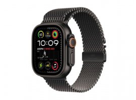 Pametni sat APPLE Watch Ultra2 (v2), Cellular/GPS, 49mm, Black Titanium Case / Black Titanium Milanese Loop, M (mx5u3bs/a)