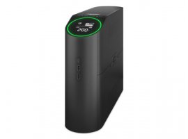  UPS APC BGM2200B-GR, Back-UPS Pro for Gaming, 2200 VA/1320 W, Tower, 230 V, 4x Schuko and 2x IEC C13 outlets, RGB Lights, Pure Sine Wave, Midnight (Black)
