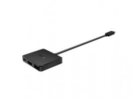 Docking stanica ASUS DC100, USB-C na 1x HDMI 2.0, 1x USB-C 3.2, 1x USB-A 3.2; PD 100 W, 10 Gbps, 0.15 m, crna