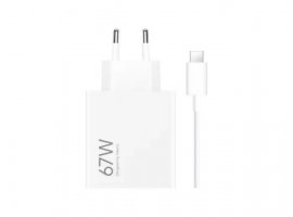 Zidni punjač XIAOMI HyperCharge Combo, 67 W, USB Type-A, bijeli