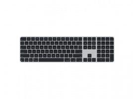 Tipkovnica APPLE Magic Keyboard with Touch ID and Numeric Keypad for Mac models with Apple silicon, Croatian, Black Keys (mxk83cr/a)