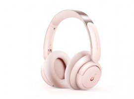 Bluetooth slu&scaron;alice ANKER SoundCore Life Q30 NC, naglavne, ANC, BT5.0, Aux-in, Hi-Res, do 60 sati reprodukcije, putna torbica, roze (A3028353)
