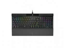 Tipkovnica CORSAIR K70 RGB pro, gaming, mehanička, bežična, RGB, US/HR, crna (CH-910941A-NA)