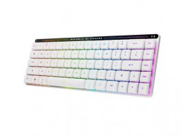 Tipkovnica ASUS ROG Falchion RX Low profile, gaming, mehanička, žična, RGB, US, bijela (90MP03EC-BKUA10)