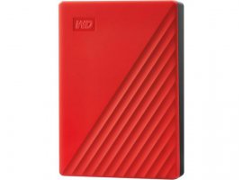 Eksterni tvrdi disk, 6 TB, WESTERN DIGITAL My Passport, 2.5", USB 3.2 Gen 1, crveni