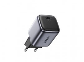 Zidni punjač UGREEN Nexode, 20W, QC 3.0, GaN II, USB-C, sivi