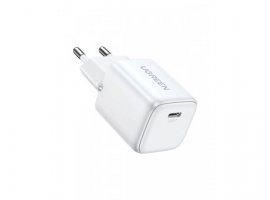 Zidni punjač UGREEN 15324, 20W, QC 3.0, GaN II, USB-C, bijeli
