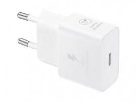 Zidni punjač SAMSUNG Fast Charge 25W, GaN, PD 3.0, bijeli (EP-T2510NWEGEU)