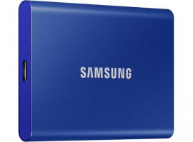 Eksterni SSD disk, 2 TB, SAMSUNG T7, USB 3.2 Gen 2 (USB Type-C), plavi, MU-PC2T0H
