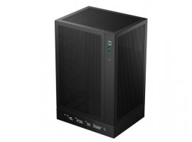 Kući&scaron;te DEEPCOOL CH170 Digital, mini tower (mini ITX), LCD, 1x USB Type-C, 2x USB 3.0, bez napajanja, crno