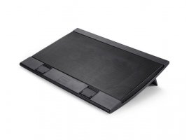Hladnjak za prijenosno računalo DEEPCOOL WIND PAL FS, do 17.3", 2x 14cm ventilator, kontrola brzine okretaja, crni