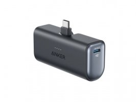 Prijenosna baterija ANKER Nano 5K PowerBank, 5.000mAh, USB-C (In/Out), crna (A1653H11)