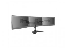 Stolni nosač za monitor VONHAUS 3000475, 3 monitora, 13"-27", samostojeći, crni