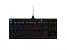Tipkovnica LOGITECH G Pro, gaming,mehanička, žična, RGB, US, crna (920-009392)