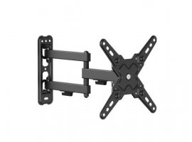 Zidni nosač za TV SBOX LCD-223-2, 13"-43", do 20kg, okretni, crni