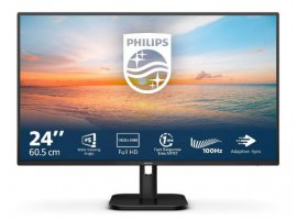 Monitor PHILIPS 24E1N1100A, 24", IPS, FHD 1920x1080px, 100Hz, 1ms, VGA, HDMI, zvučnici