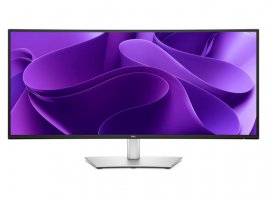 Monitor DELL P3425WE Pro Plus, 34", IPS, UWQHD 3440x1440px, 100Hz, 99% sRGB, KVM, 2x USB-C (90W/15W), HDMI, DP, 3x USB, RJ45, HAS, zakrivljeni