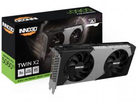 Grafička kartica INNO3D NVIDIA GeForce RTX5060 Ti Twin X2, 8 GB GDDR7