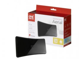TV antena OFA SV9420, sobna, FHD, DVB-T/T2, 42dB, crna