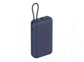 Prijenosna baterija XIAOMI 33W Power Bank 20.000mAh, PB2030MI, integrirani USB-C kabel, plava