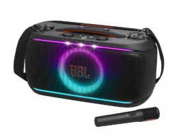 Party zvučnik JBL PartyBox On-The-Go 2, 100W RMS, do 15h reprodukcije, mikrofon, RGB, IPX4, crni (JBLPARTYBOXOTG2B)