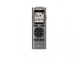 Diktafon PHILIPS VoiceTracer, 360 mikrofon, 8GB/microSD, do 70h snimanja, sivi (DVT1170)