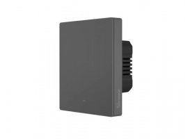 Zidni prekidač SONOFF M5-1C-80M, 1-kanalni, Wi-Fi/Matter, tamno sivi