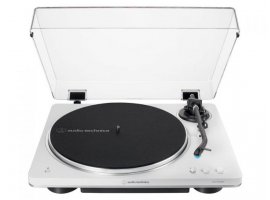  Gramofon AUDIO-TECHNICA AT-LP70XBTWS, Bluetooth, white-silver